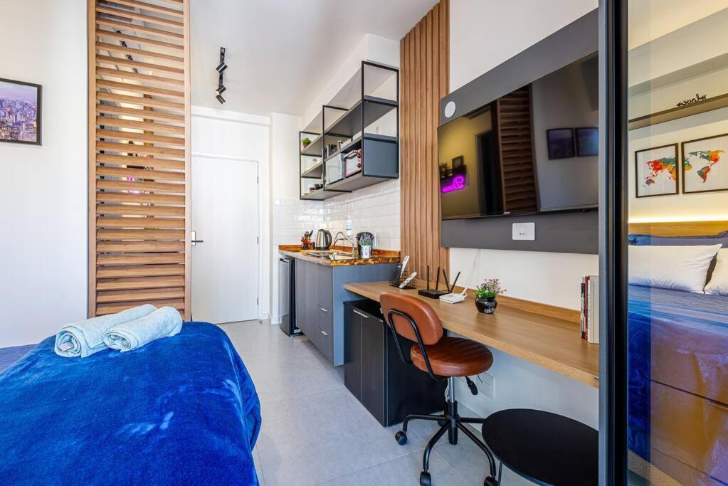 Apartamento Think Republica Piscina, Sauna, Academia-1301